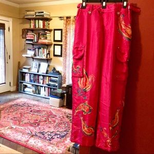 Ralph Lauren silk pants! Hot Pink! Awesome!